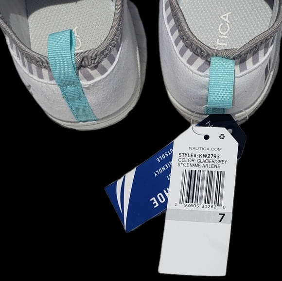 Nautical slip on Water Shoes. Only worn in store to try on.  New with tags! - Picture 4 of 6